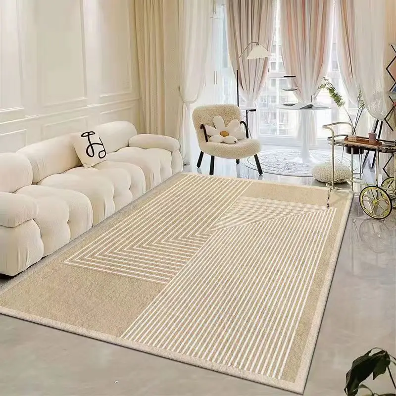 Thickened Imitation Cashmere Carpet Marble Living Room Doormat Bedroom