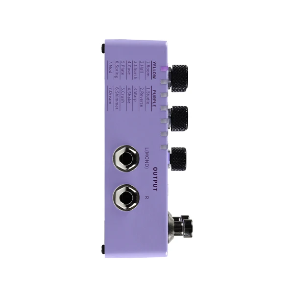 MOOER R7 X2 Reverb Pedal 14 Stereo Reverb Effects Atmosphere