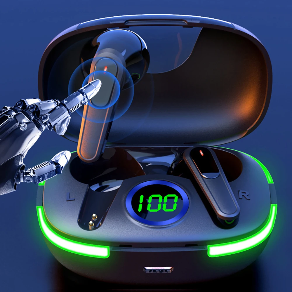 Pro80 Wireless Bluetooth-compatible Headphone With Microphon Headsets HiFi Sound Quality Low Latency Earphone Waterproof Earbuds