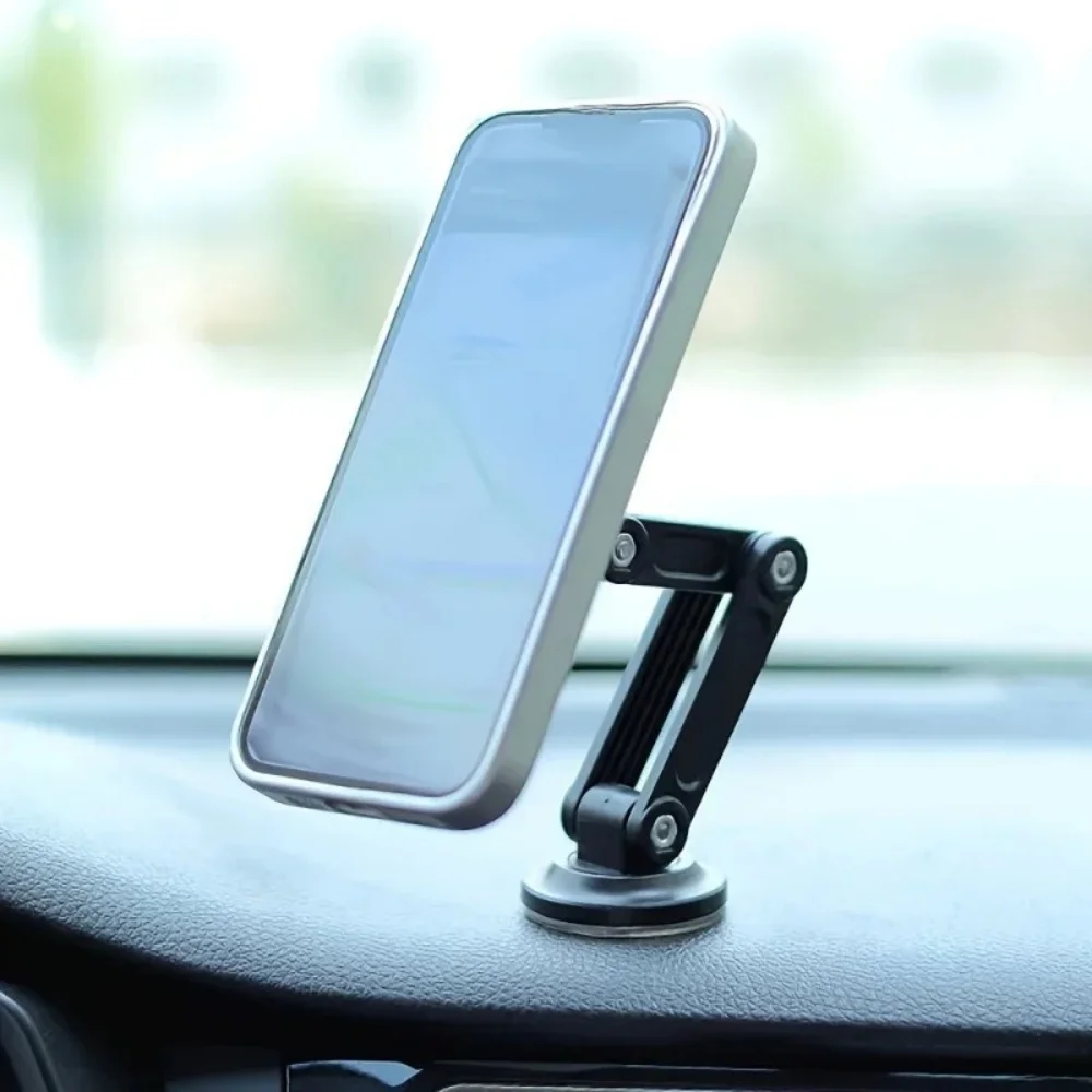 360° Rotatable Magnetic Dashboard Phone Holder Adjustable Auto GPS Navigation Universal Anti Slip Car Smartphone Stand_voghion.com