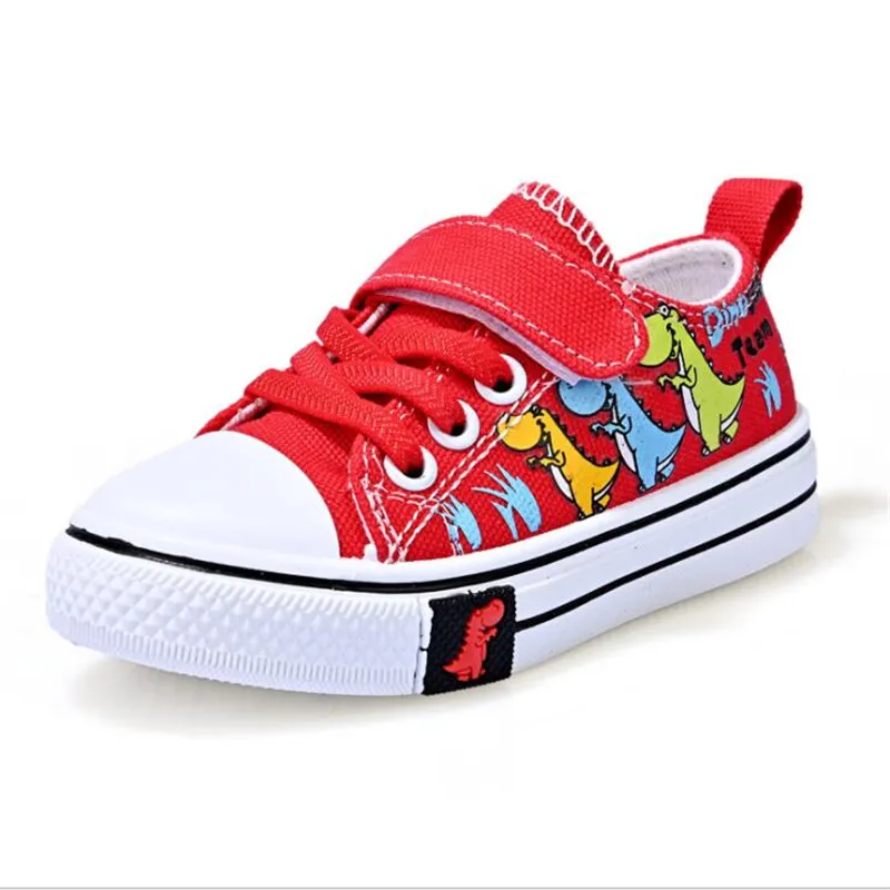 Children Canvas Shoes Boys Dinosaur Sneakers Breathable Casual Shoes 2021 Girls New Kids Tennis Shoes for Fashion shallow mouth table tennis medal children s gold medal championship medal football badminton memorial 2021