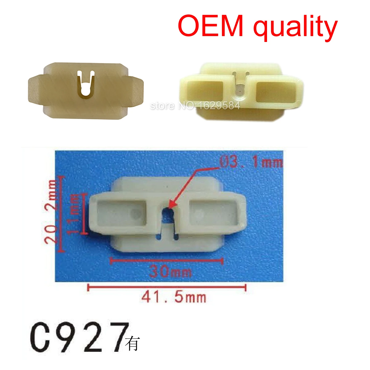 50/100/500X Oem 443853909A Clip Per Audi 100 / A6 C4 Tvoleisten 80 Cabrio Leisten Halter 443-853-909-A