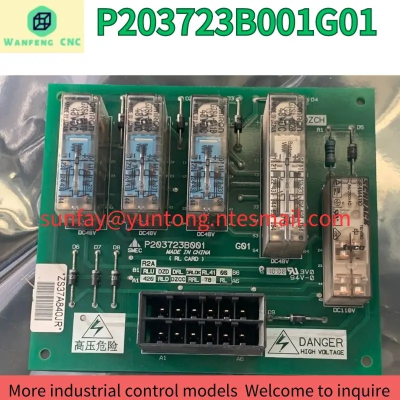 

second-hand Leveling relay board P203723B001G01 test OK Fast Shipping