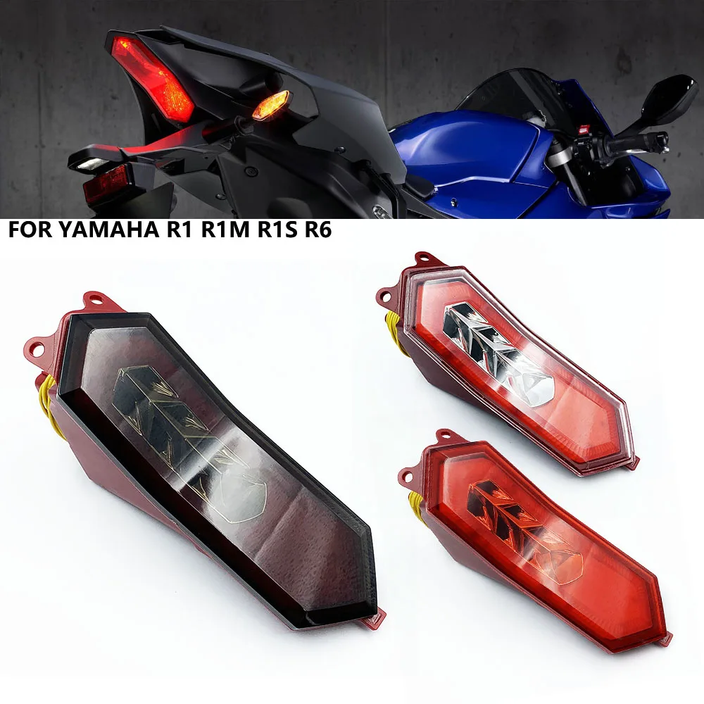 

E-Mark Led Integrated Taillight Tail Brake Turn Signals Light For YAMAHA YZF R1 R1M R1S 2015 2016 2017 2018 2019 2020 2021 2022