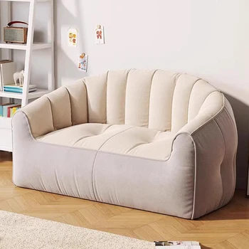 Lazy Sofa Soft Modern 2 Seater Furniture Small Sofa Couch Accent Chair Tatami for Office Guest Room Floor Rental House Home