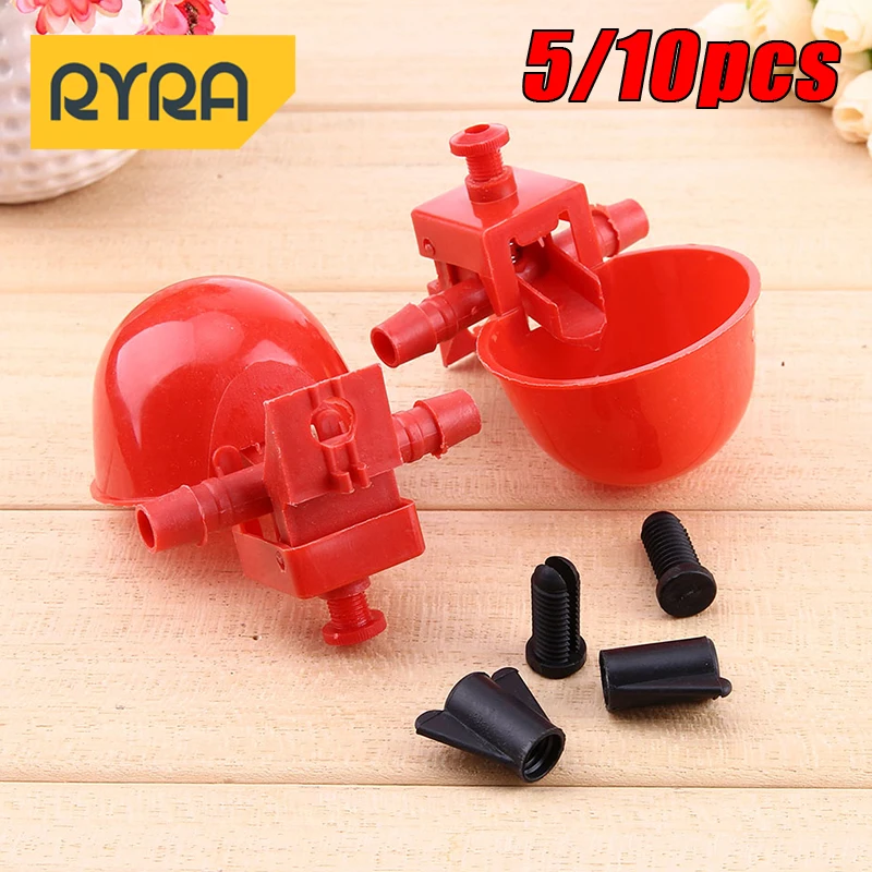 

Automatic Drinker For Chickens Poultry Drinker Bowl Chicken Bird Water Cups Duck Drinking Machine Hanging Drinking Bowls