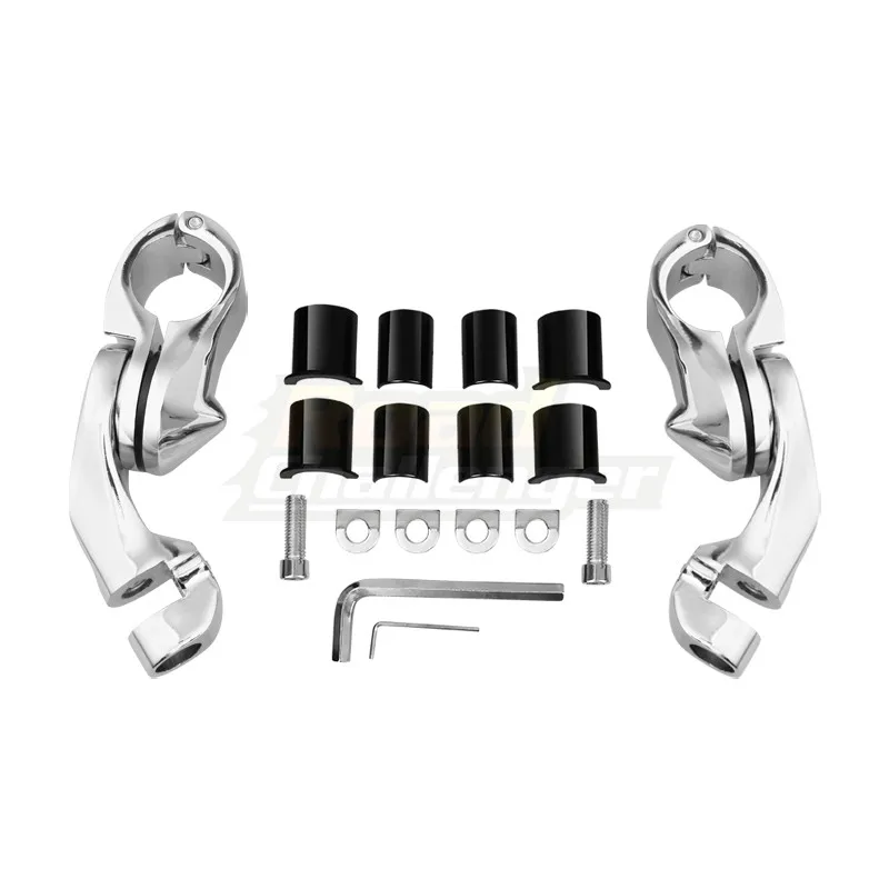Universal Motorcycle Foot Rest Highway Engine Guard Foot Pegs Mount For Harley Honda Kawasaki Suzuki 1 1/4" 32mm motorcycle accessories motorcycle footrests