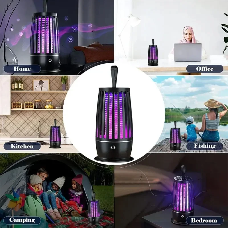 Mosquito Killer Lamp Mute Insect Repellent Electric Usb Charging Plugging