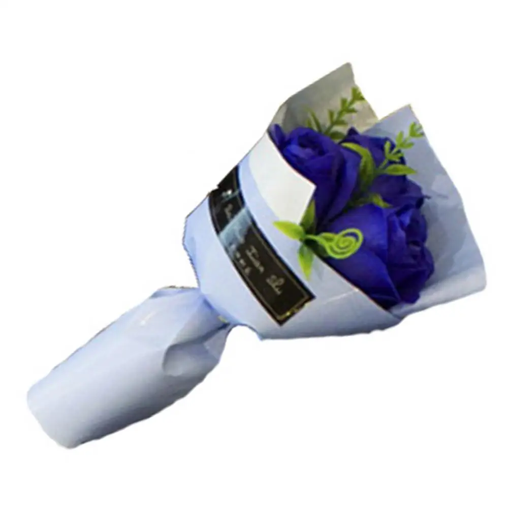 Künstlicher Rosenstrauß Mit Seifenblüten - Romantisches Geschenk Für Valentinstag
