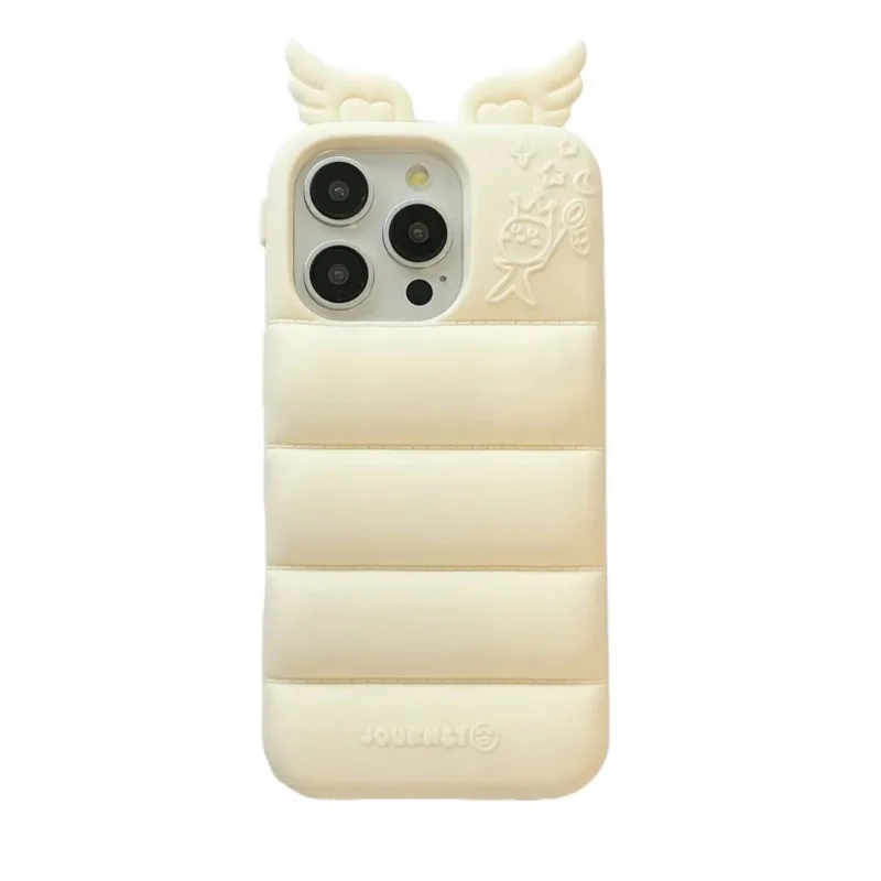 3D Cartoon Wing Soft Silicone Anti-Drop Protective Phone Case