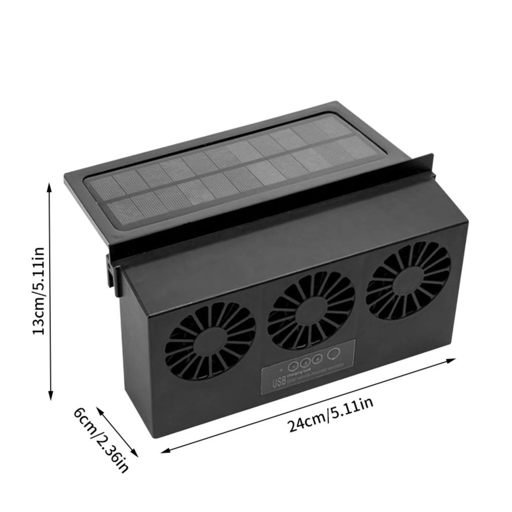 

Автомобильный вытяжной вентилятор на солнечной батарее, автомобильный вентилятор на вентиляционное отверстие, радиатор автомобиля, вентилятор, черный