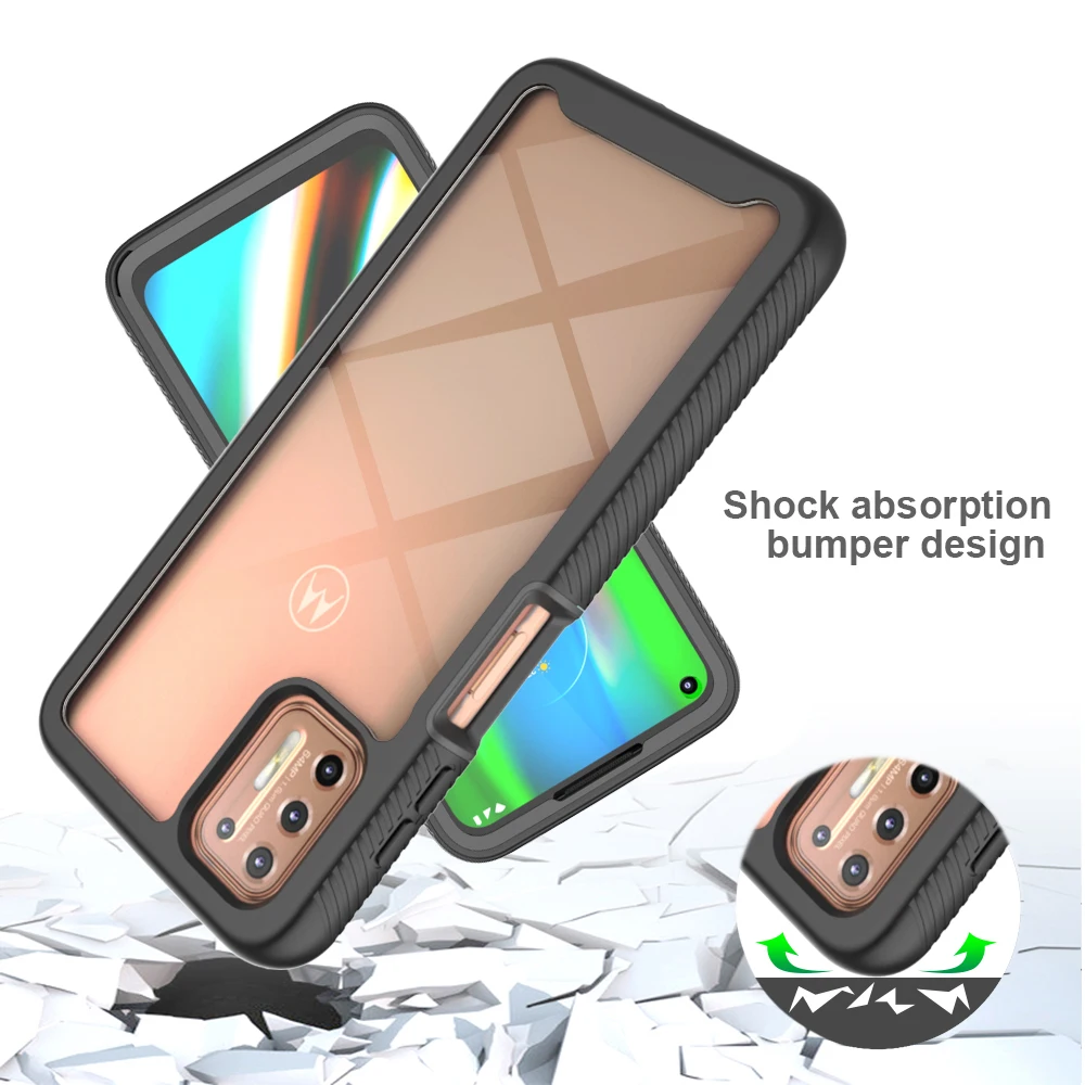 Shockproof Clear Case with Screen Protector