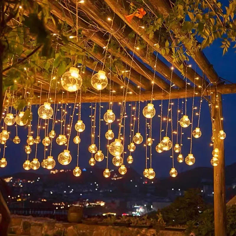 Led Solar Light Outdoor Waterproof Fairy Garland Votive