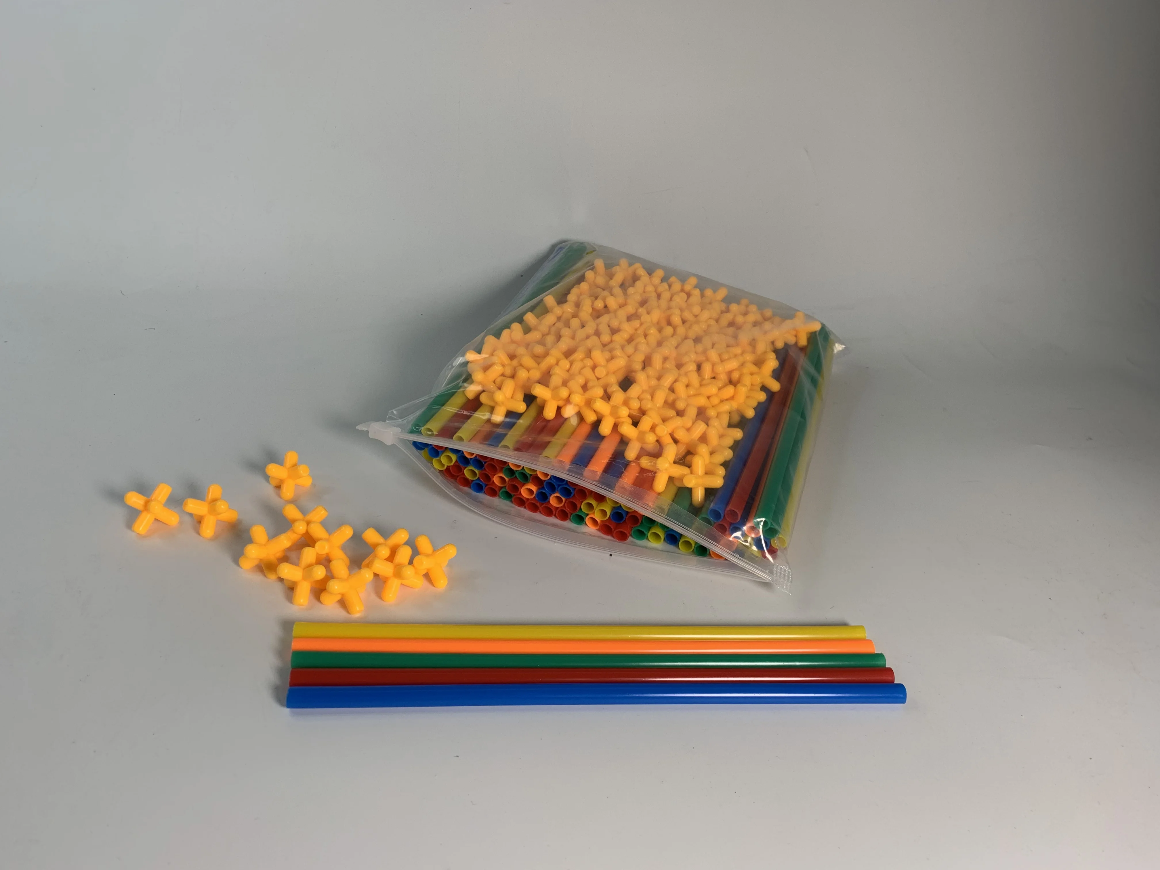 Building Block Toys Children's DIY Splicing Plastic Straw