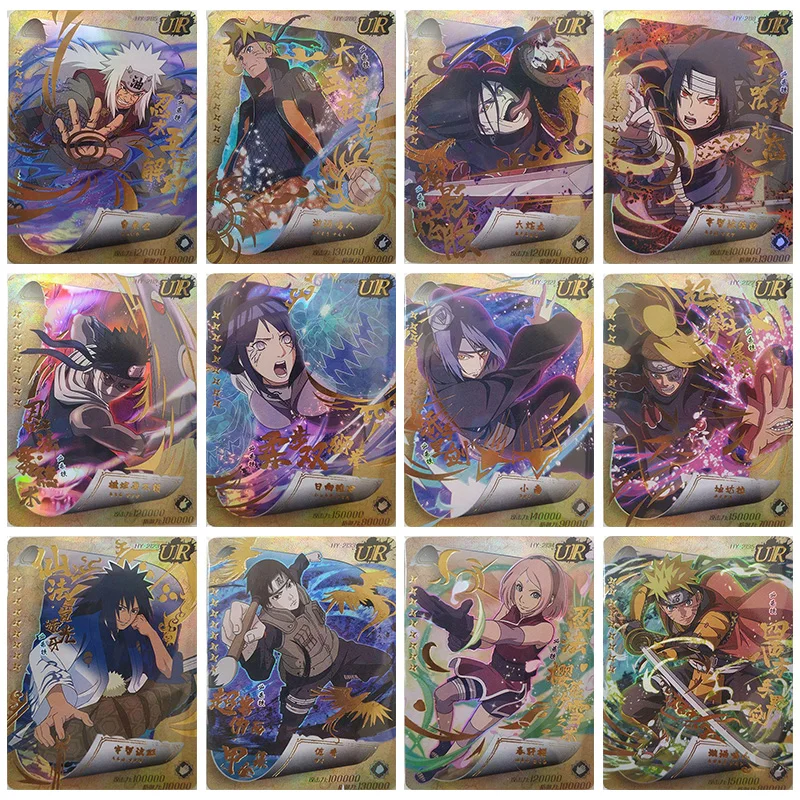 

Anime NARUTO Kawaii UR Flash Card Jiraiya Orochimaru Uchiha Sasuke Momochi Zabuza Toys for boys Collection Card Birthday Gift