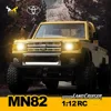 MN82 Remote Controlled Climbing Off-road Vehicle 1:12 Full Scale 4WD for Toyota LC79 Simulation RC Model Children Toy Rc Car 2