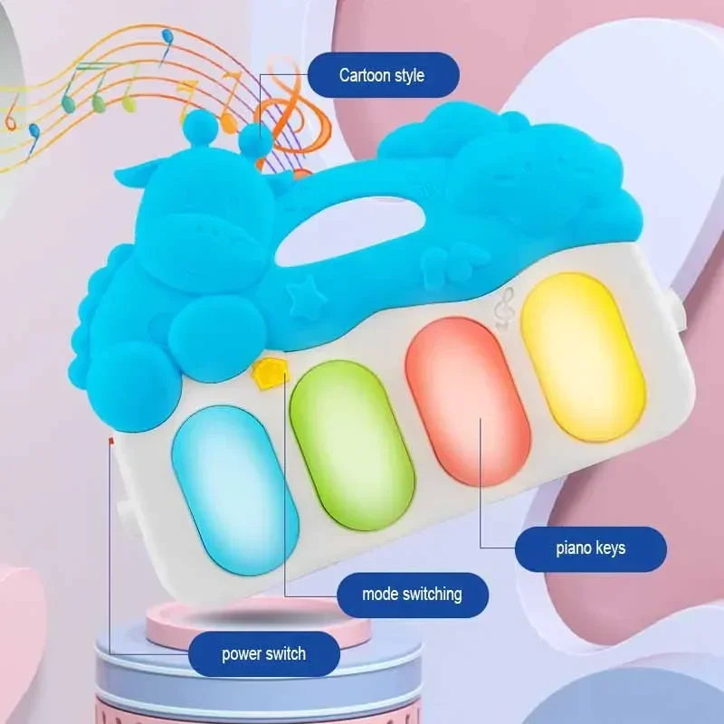 Baby Activity Gym Rack Newborn Musical Pedal Piano Toys Carpet 0-36 Months Boy Girl Activity Play Mats Infant Tummy Time Mat