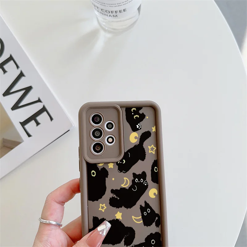 Vibrant Cat-Themed Phone Case