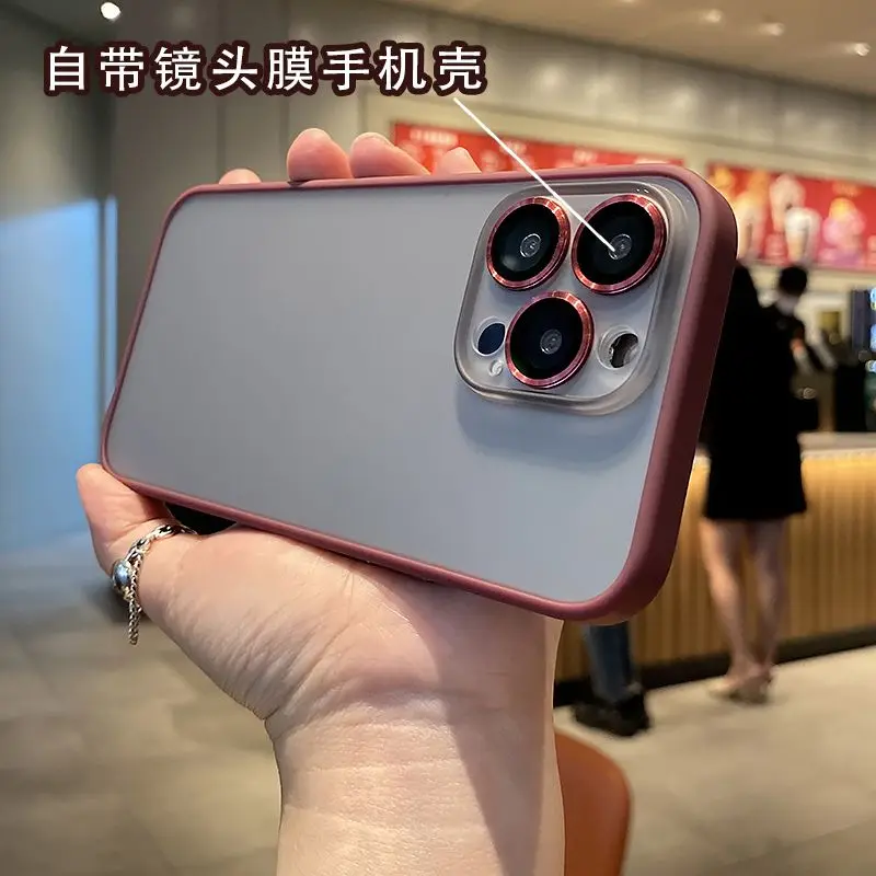 

15promax phone case all-inclusive camera anti-drop iphone14 case 13 frosted 12 transparent 11 15promax 14promax 13promax 12proma
