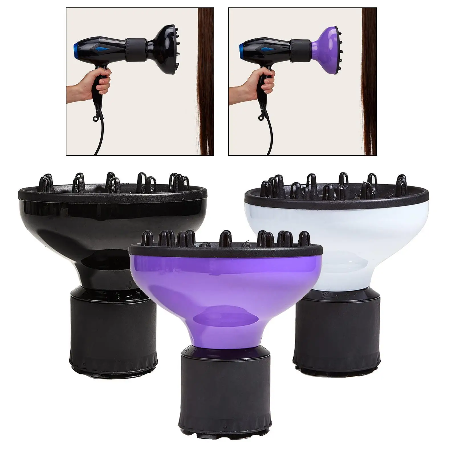 Hair Fan Hair Dryer Diffuser Cover Styling Tool Portable for