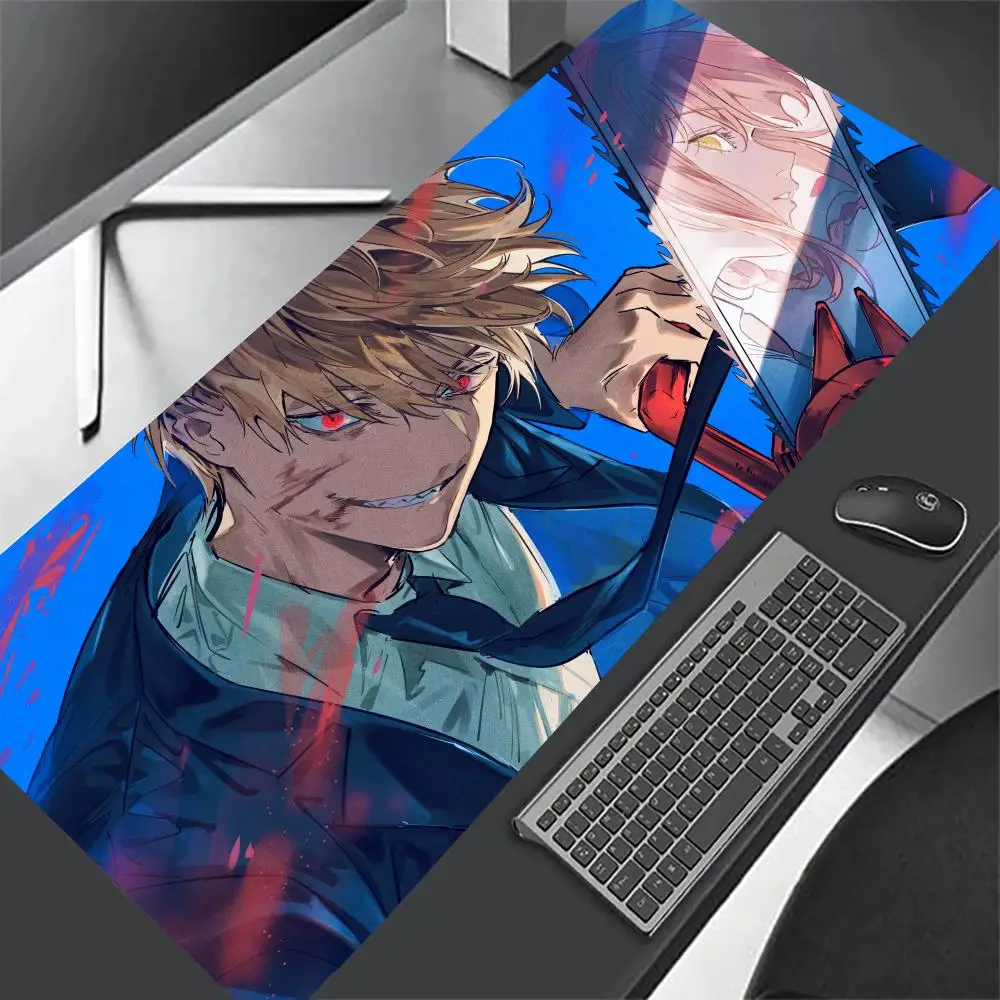 A-Makima Chainsaws Mans  Mouse Pad Mouse Pad Chi G-Sr-Se Professional E-Sports Fine Surface Gaming Rubber Mouse Pad Smooth Table Mat