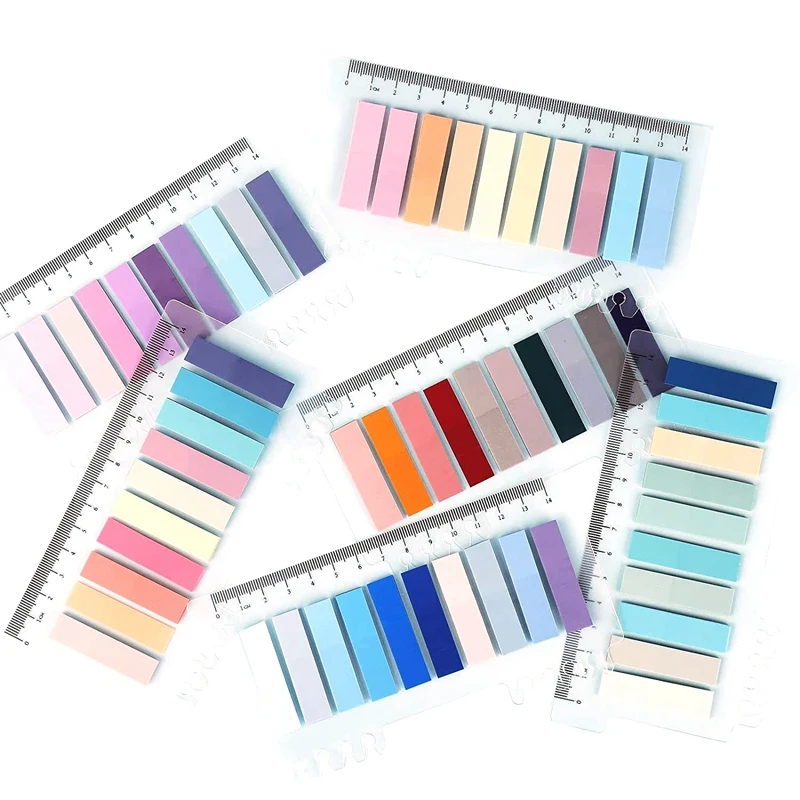

Sticky Tabs Book Tabs 60 Colors Writable Morandi Sticky Tabs Transparent Sticky Note Tabs, Post Stick