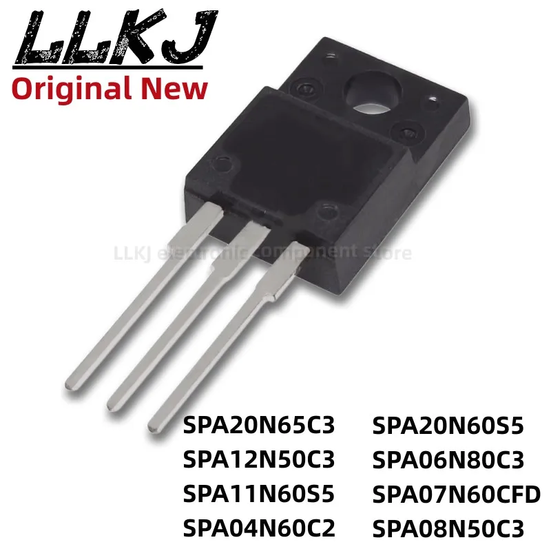 

1 шт. SPA20N65C3 SPA12N50C3 SPA11N60S5 SPA04N60C2 SPA20N60S5 SPA06N80C3 SPA07N60CFD SPA08N50C3 TO-220F MOS FET