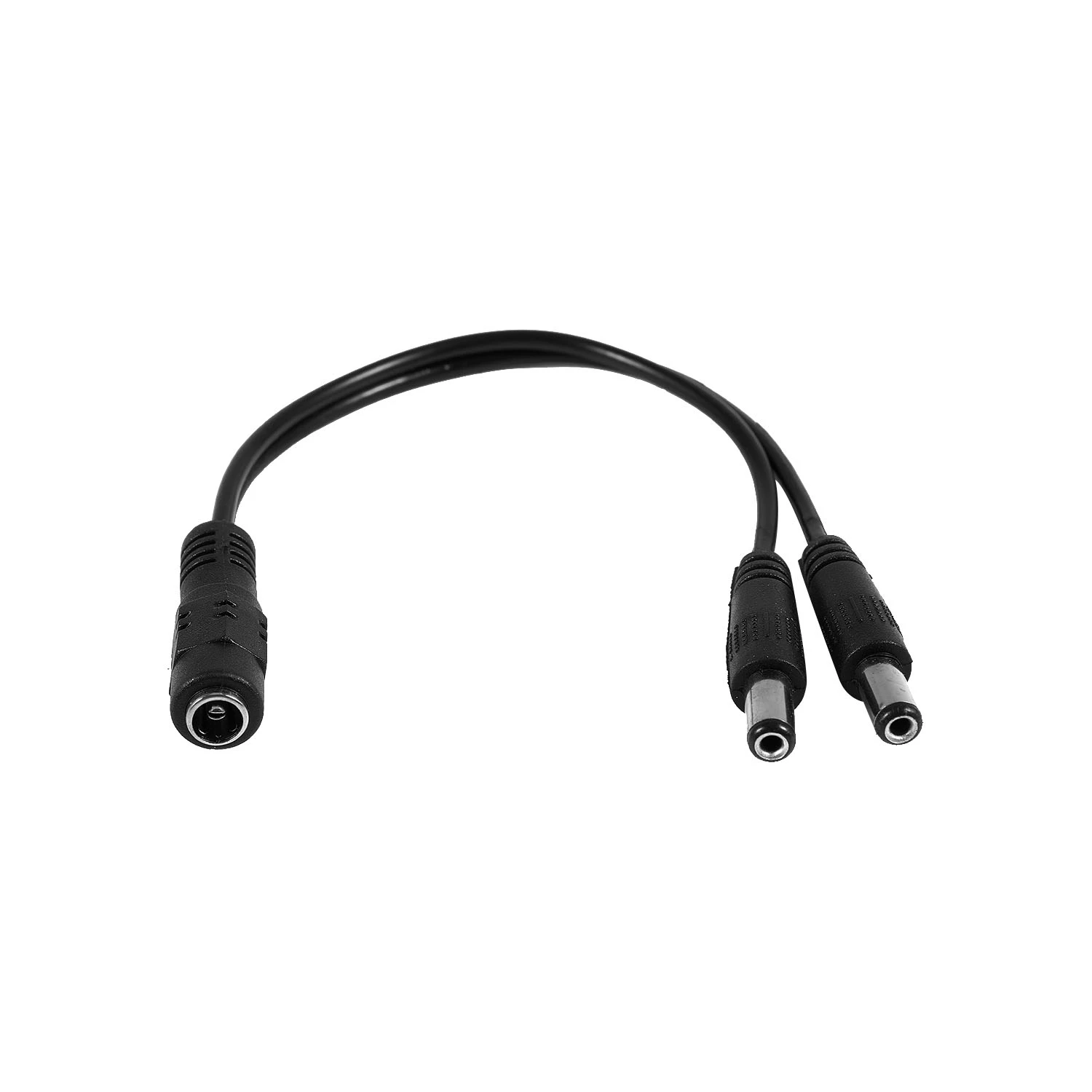 5 5x2 1mm 1 To 2 M F DC Power Splitter Cable For Security CCTV Camera