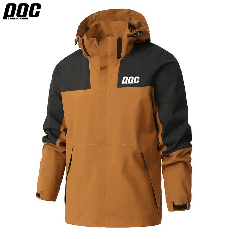 Cycling Jacket Cycling Clothes LairschDan POC MTB Windbreaker Bicycle Coat Cycling Raincoat Men's Motorcycle Downhill Bike Jacket Waterproof Abbigliamento Moto