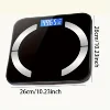 1pc body fat scale, electronic fat measurement scale, human home intelligent battery powered weight scale (without battery) 6