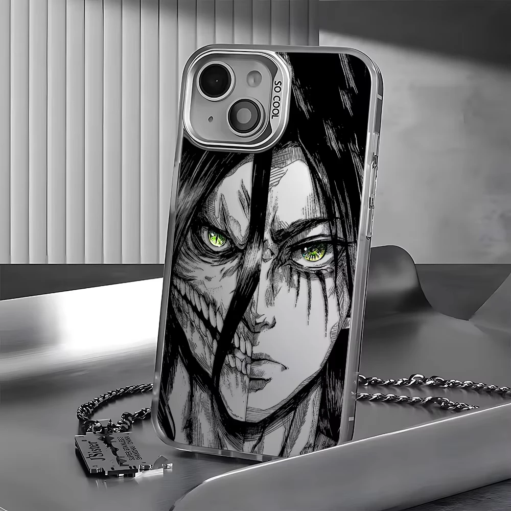 Comic Skeleton Attack On Titan Frosted Acrylic Phone Case