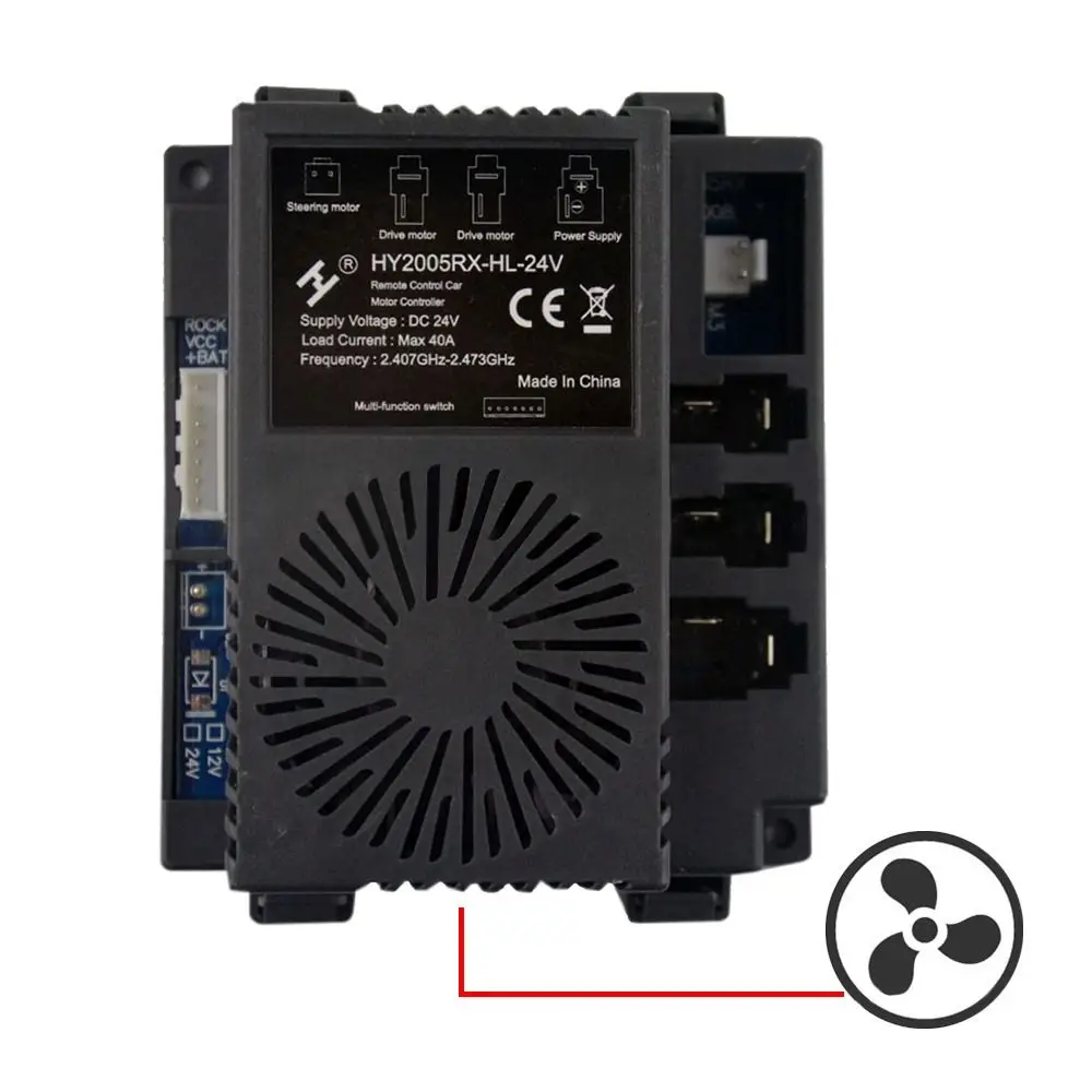 High Quality 24V Children's Electric Car for HY2005RX HY2005M-HL 2.4G Bluetooth Controller Smooth Start Remote Control Receiver