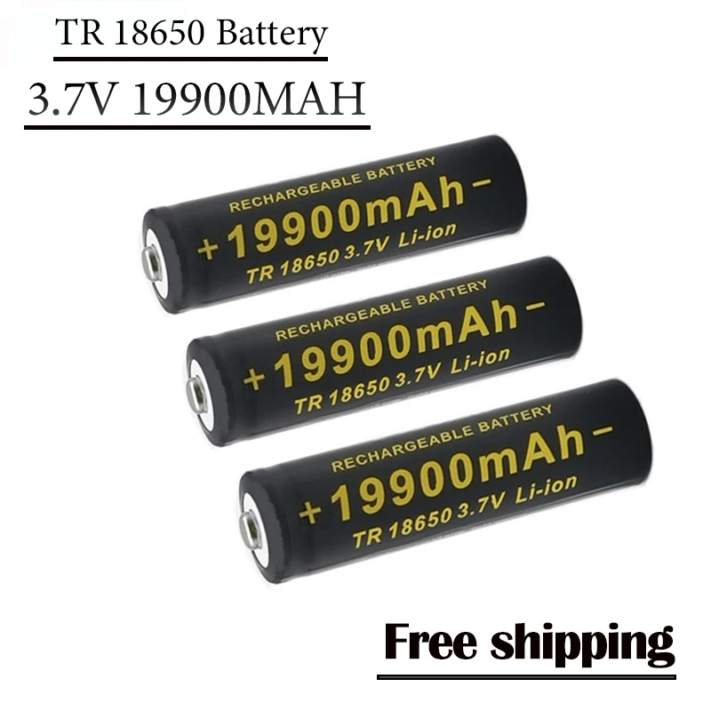 Rechargeable Battery Original Highquality 18650 3.7V 19900MAH Lithium