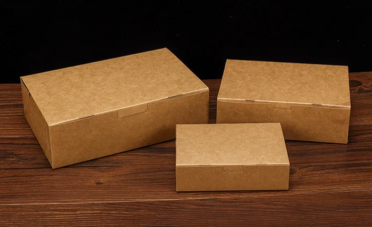 50Pcs Kraft Paper Lunch Boxes Disposable Meal Prep Containers with Tab Lock, Eco-Friend... - SKU KPLB1556 - UGI Packaging