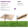 11' X 11' Patio Umbrella Cantilever Outdoor Umbrellas Square Large Parasol Windproof Sunshade Heavy Duty Sun Umbrellas 6