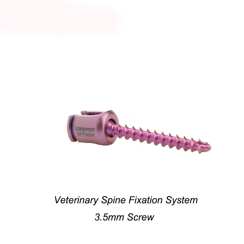 3.5mm pedicle screw Veterinary Spine Fixation System veterinary orthopedic equipments instruments