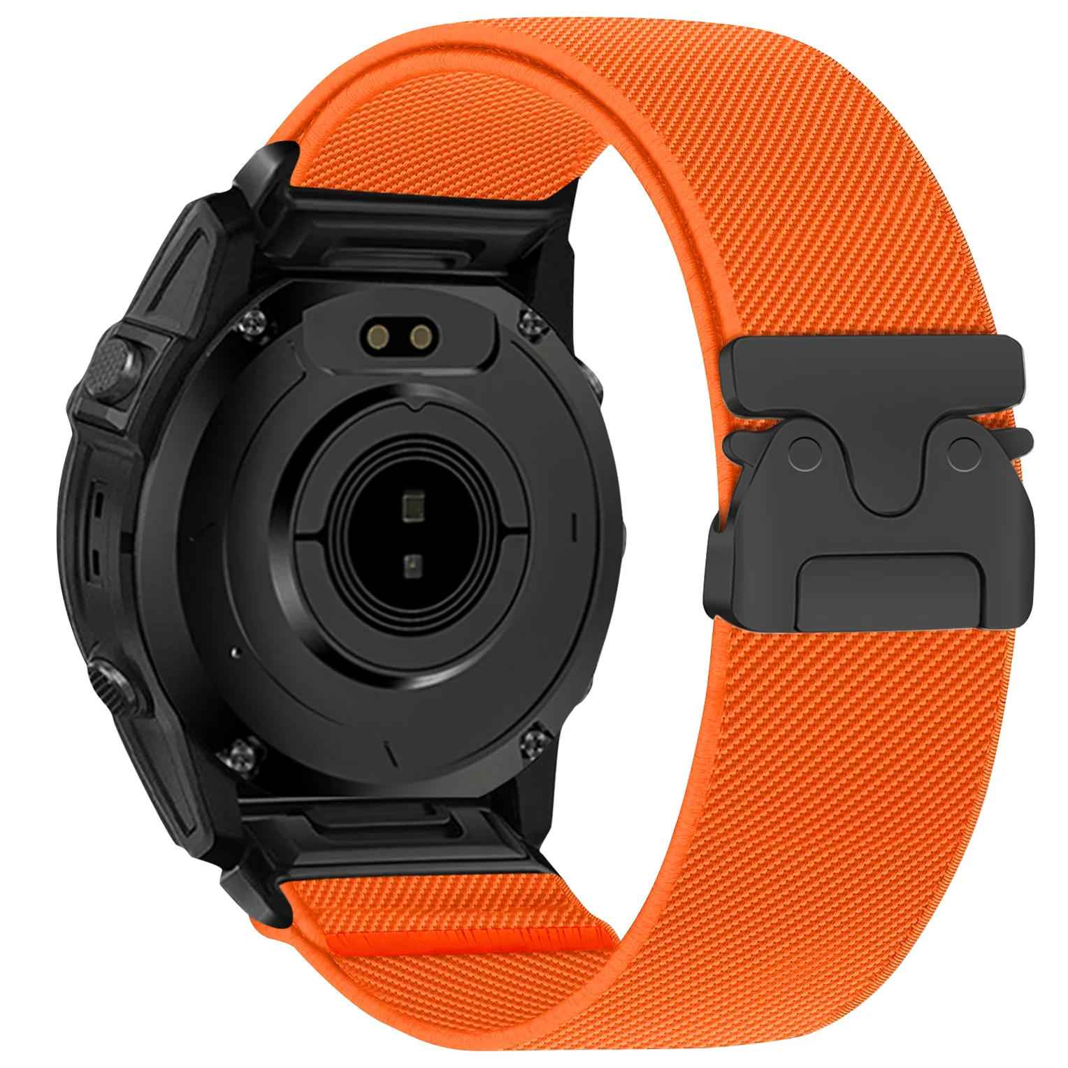 Premium Elastic Nylon Sport Watch Strap with Parachute Style Buckle