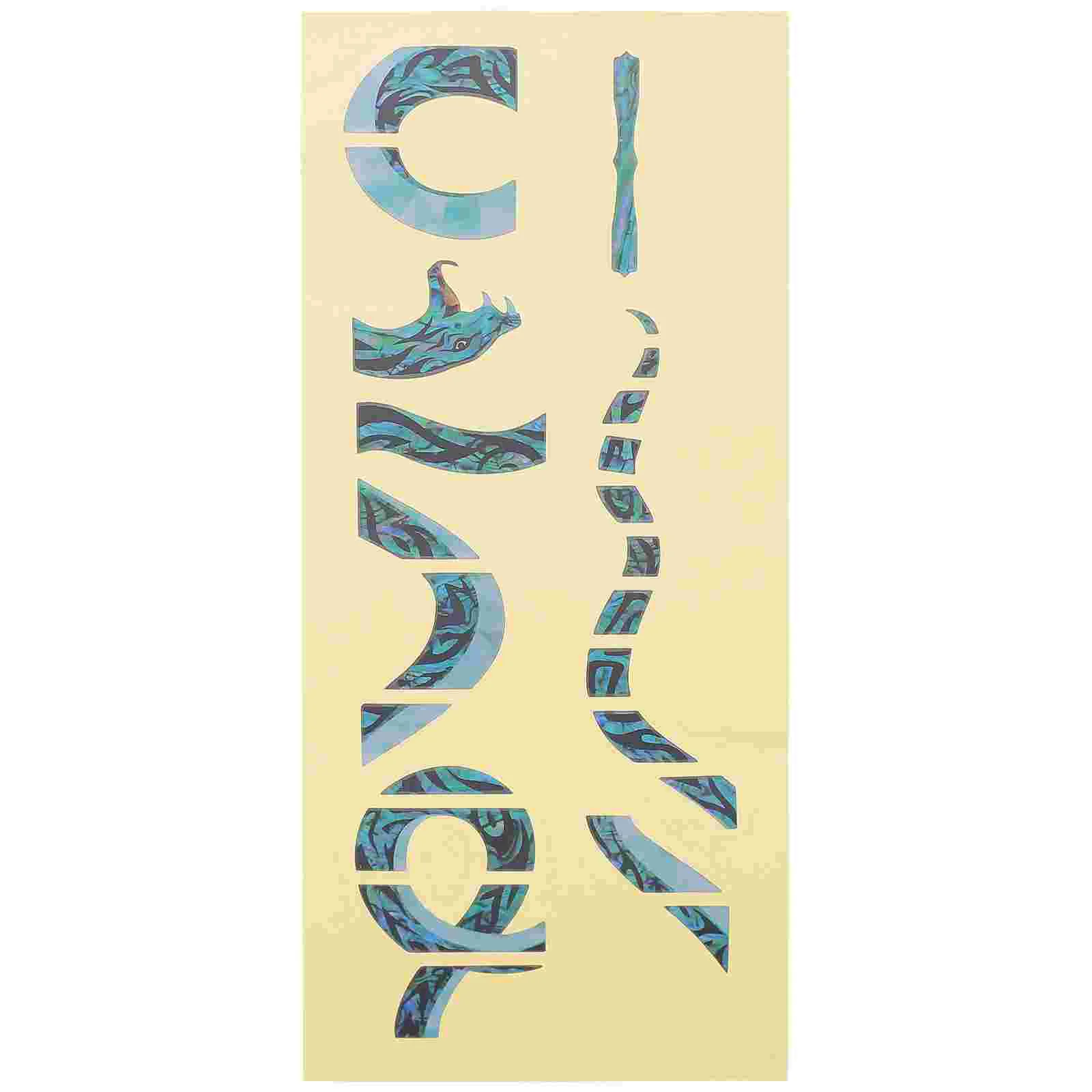 

Guitar Fretboard Stickers Self-adhesive Decorative Patch Electric Supply Acoustic