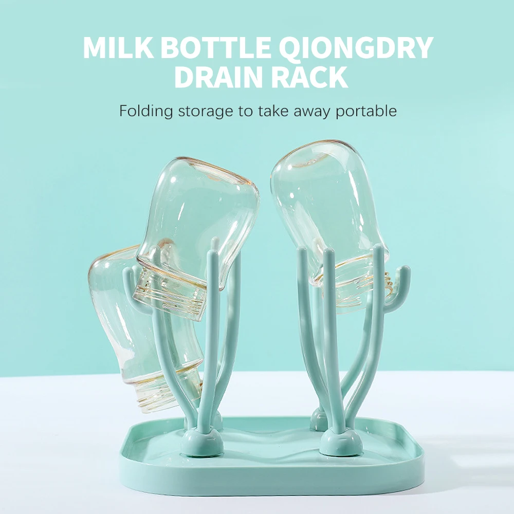 Baby Bottle Drain Rack Drying Racks Nipple Feeding Cup Holder Storage Drying Rackbottle Cleaning and Machine BPA FREE
