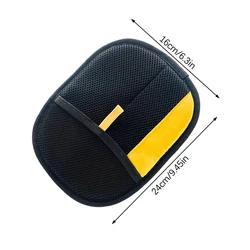 Pet Hair Removal & Grooming Gloves - High - Efficiency Electrostatic Design (1pc  Black)