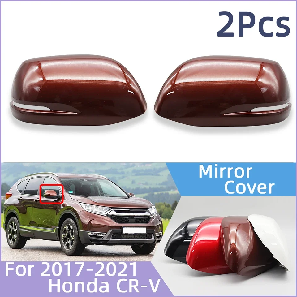 

Auto Parts Car 2Pcs Door Rearview Mirror Cover Housing Cap For Honda CR-V CRV 2017 2018 2019 2020 2021 Wing Side Mirror Shell