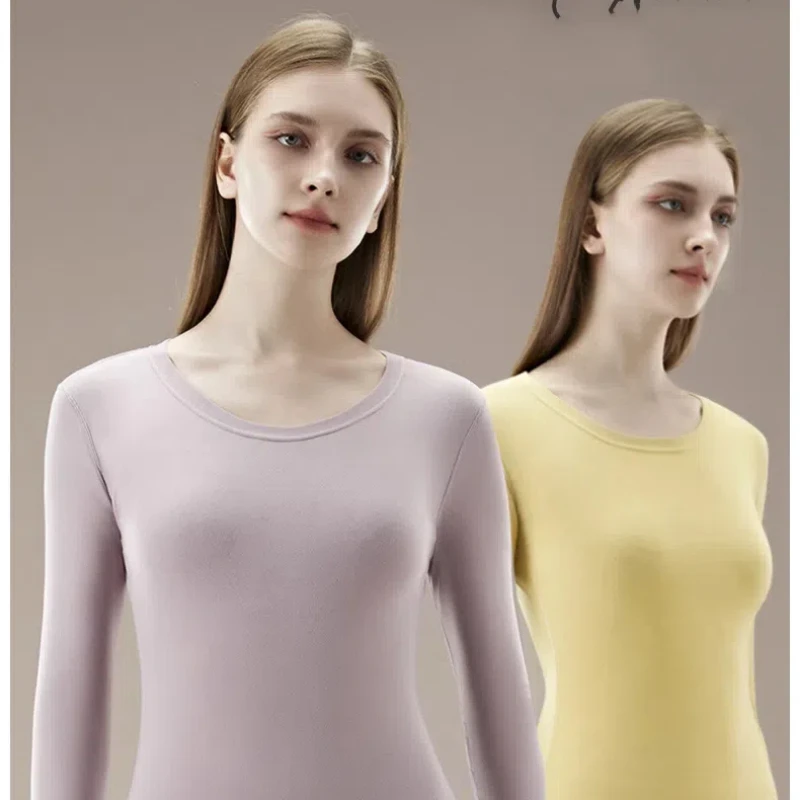 Thermal Underwear Women Wear Trackless Heating Long Johns Suit Winter Clothes Women Sets Womens 2 Piece