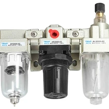 

AC2000-02 Air source Treatment Unit FRL Combination air unit filter AW lubricator AL relief valve AR