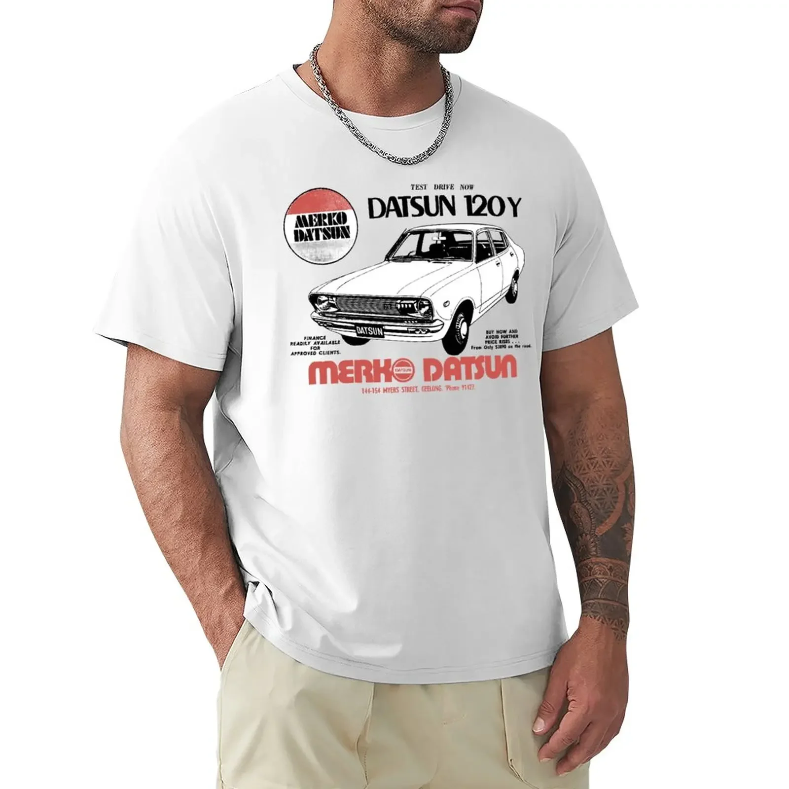 

Футболка DATSUN 120Y, мужские футболки на заказ, футболки большого размера, Мужская одежда, мужские хлопковые футболки
