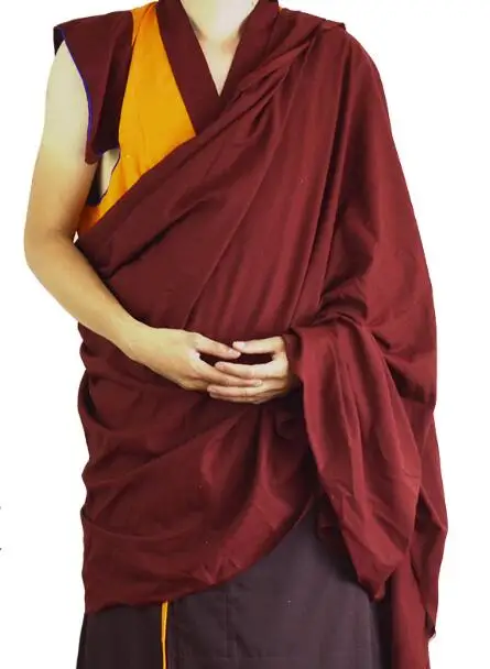 Chinese Tibetan Lama Shawl Monk 450*140cm Lamas Buddhism Zen Men