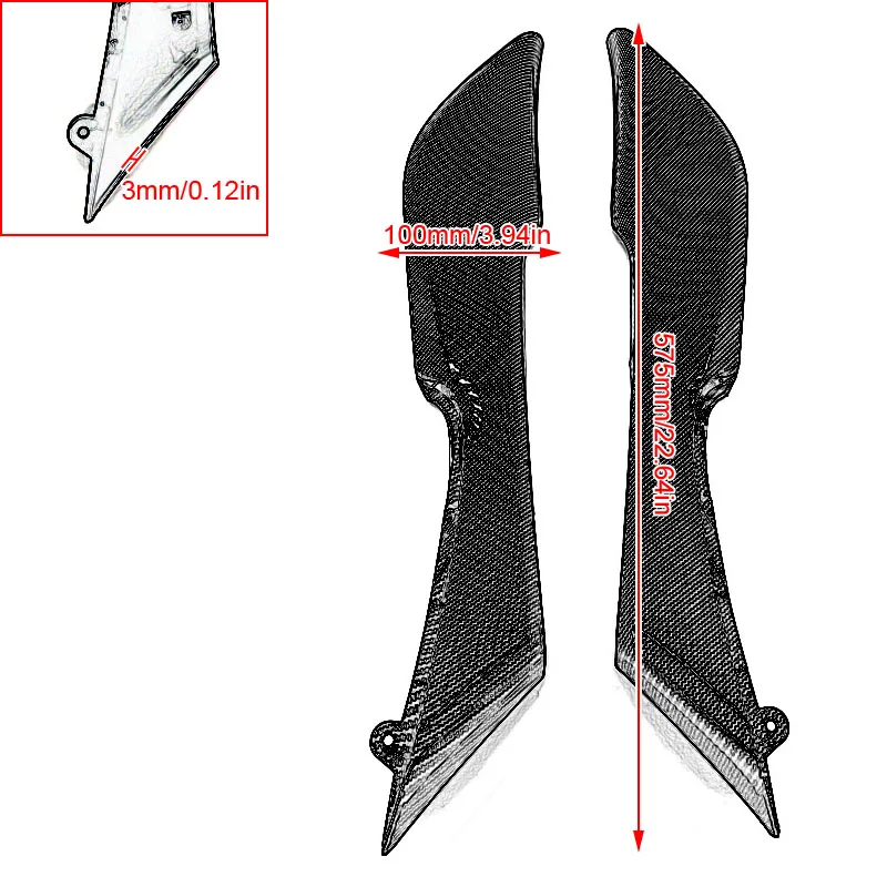 Motorcycle Left Right Seat Side Frame Cover Fairing Bench Cover Cowling Panel Versys 650 For Kawasaki Versys650 2015-