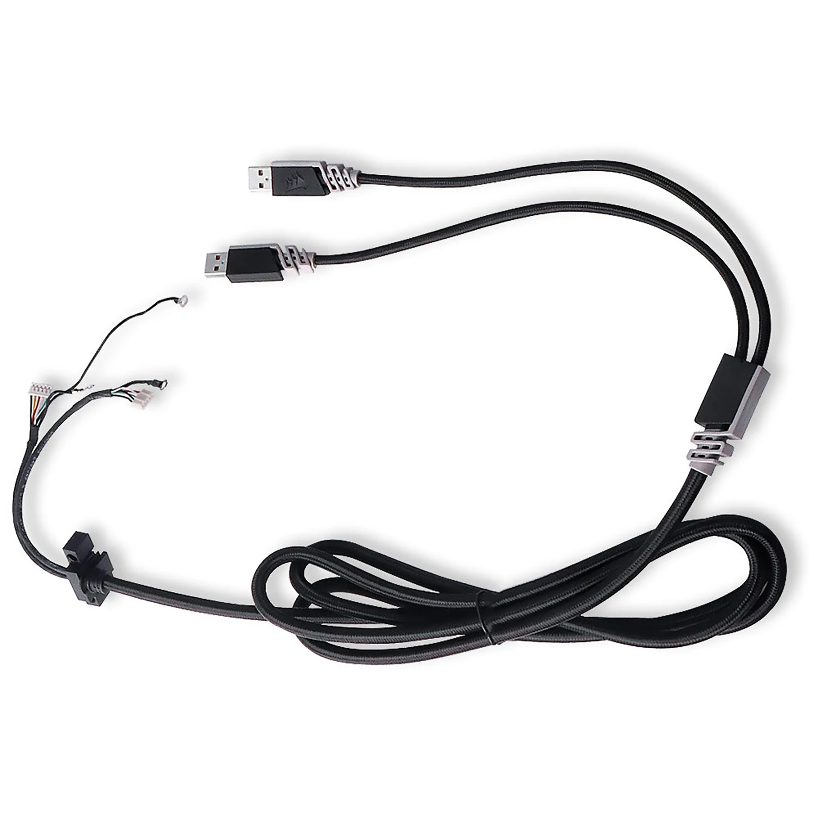 

1Pc For Corsair K70 RGB MK.2 RGB 0057 Mechanical Gaming Keyboard Cord Accessories 1.8m USB Keyboard Cable Replacement Part Black
