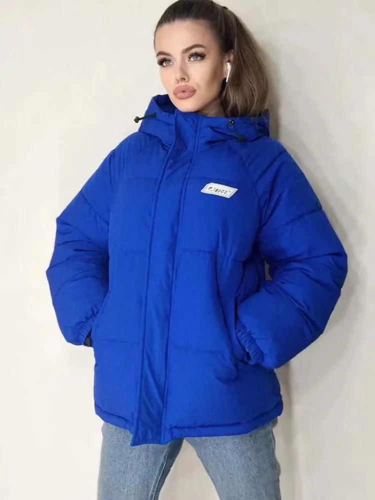 

2023 New Winter Coats Woman Feather Women Puffer Streetwear Puffy Jacket Female Coat Parka Outerwear Snow Wear Harajuku Gothic