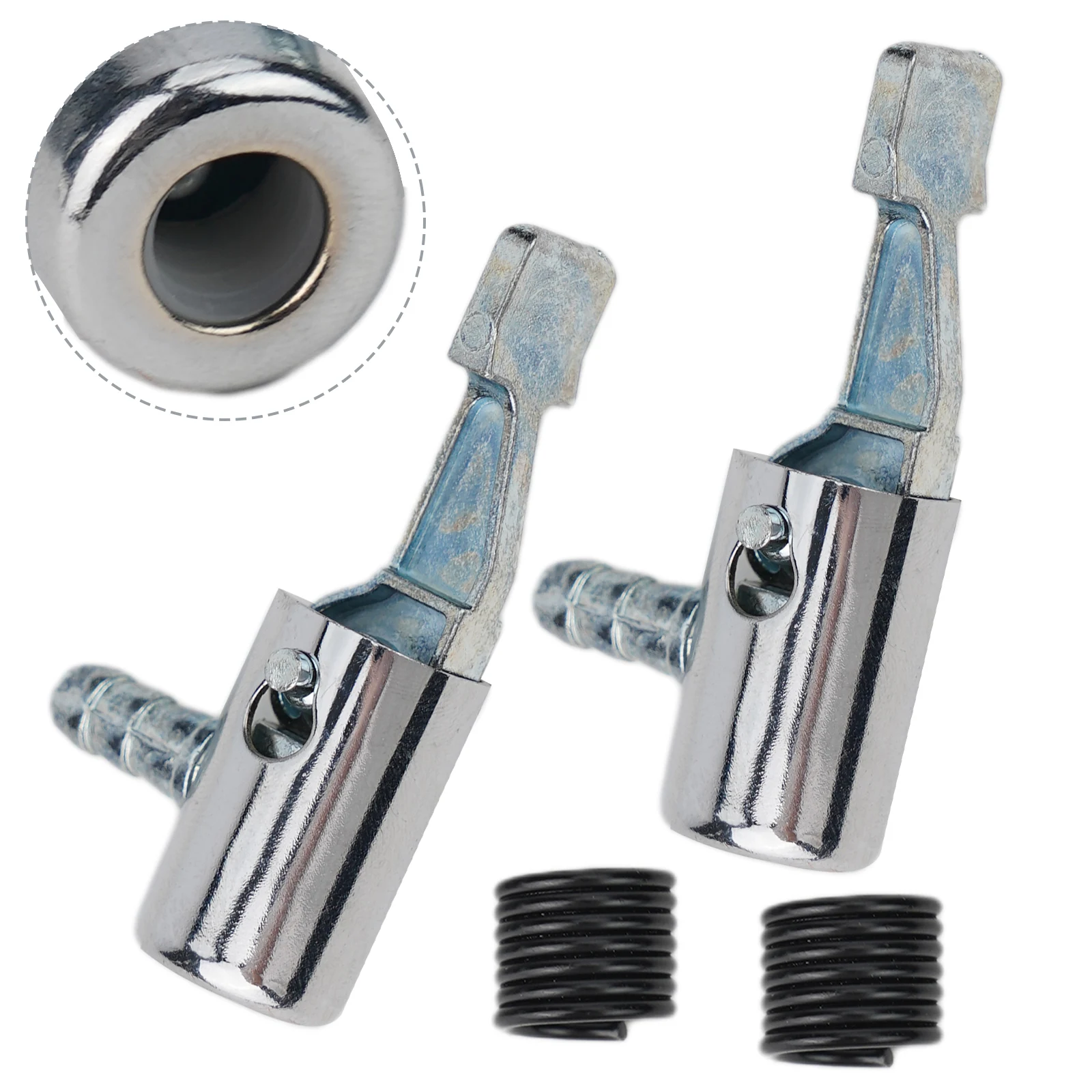1/2pc 6mm Air Reifen Chuck Inflator Pumpe Schlauch Adapter Ventil Stecker Für Autos Fahrräder Automobil Reifen Inflator aufblasbare Klemmen – Detail 27