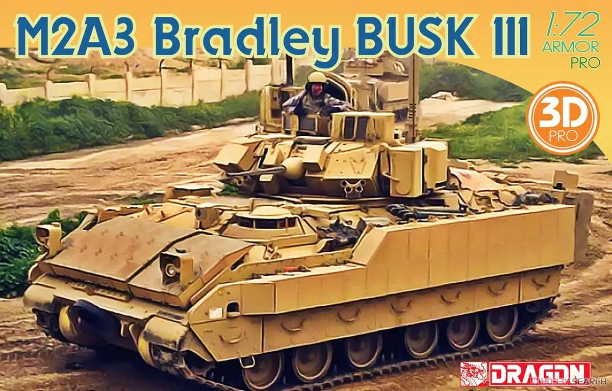 

Набор пластиковых 3D-моделей DRAGON 7678 в масштабе 1:72, M2A3 Bradley BUSK III